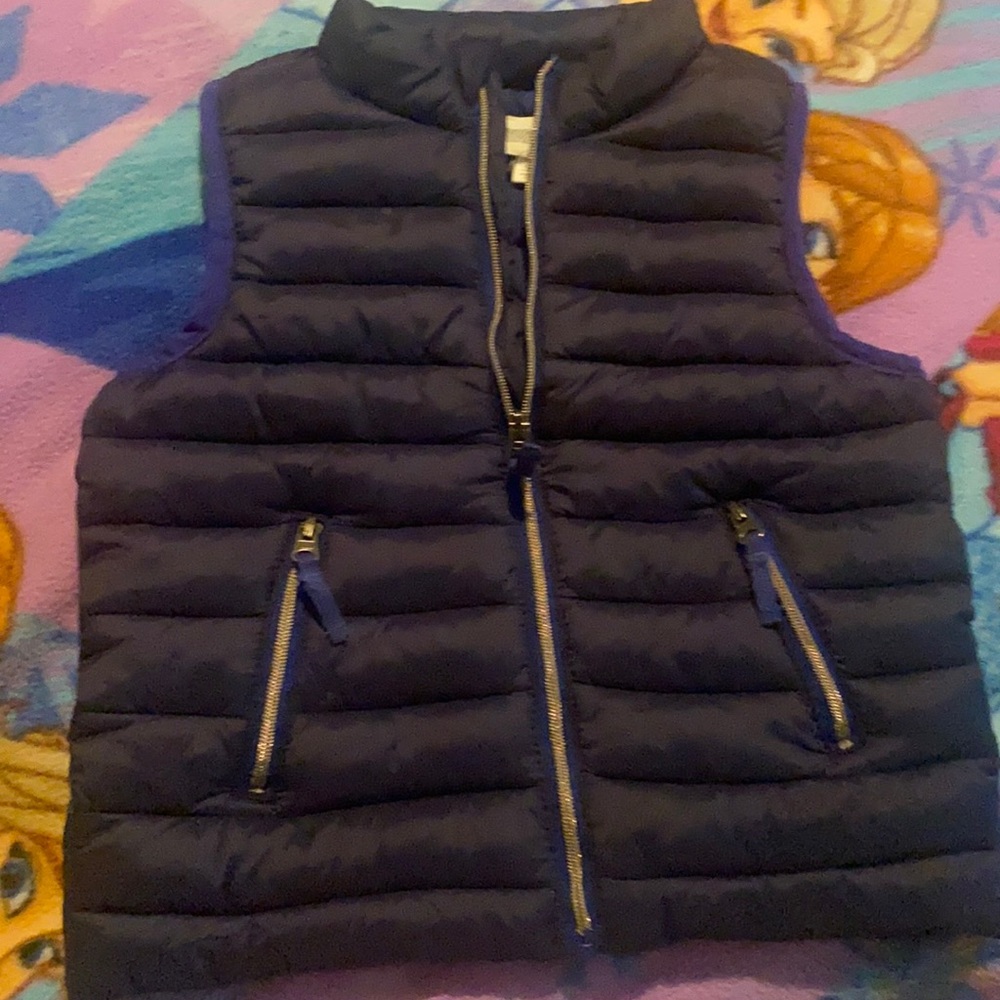 Gymboree Navy blue puffer vest